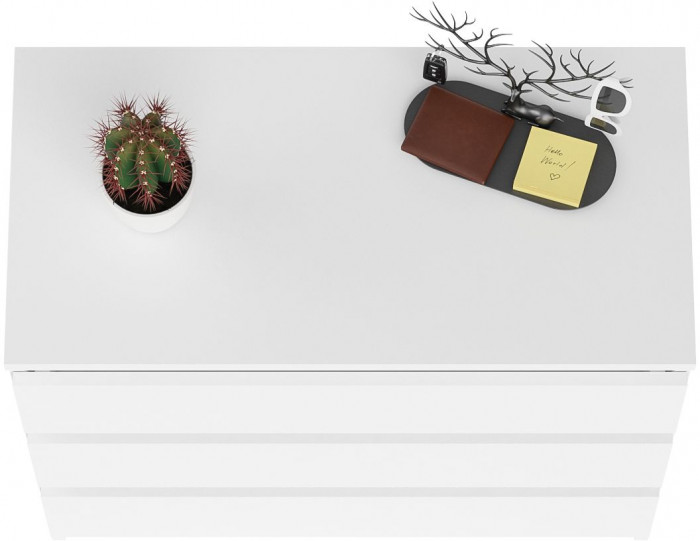 Мори Комод МК800.1, цвет белый, ШхГхВ 80,4х41х73 см.