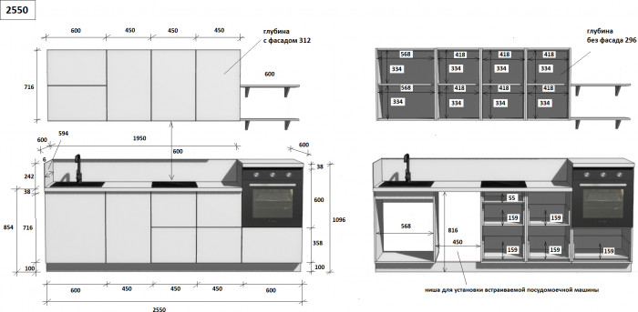 КГ 2550 ПВХ, Магнолия Арника РМ