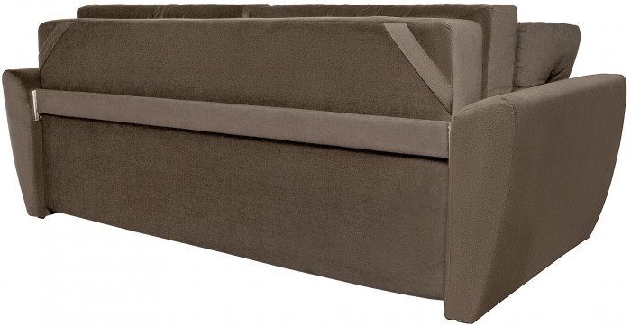 Диван-кровать Амстердам Люкс, 150х195, еврокнижка, независимый пружинный блок, велюр, коричневый