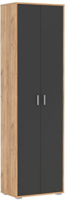 Антре шкаф 65.07 Дуб золотой / Диамант серый