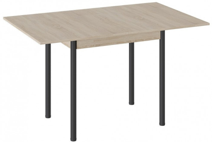 Родос Тип 2 стол с опорой d40 (Белый муар/Белый)