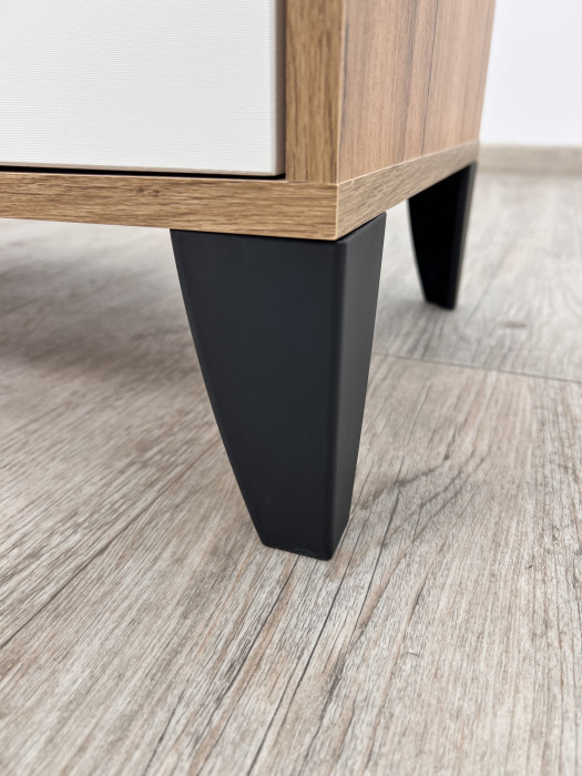 Тумба ТВ Парус-10 дуб крафт золотой/карбон фарфор