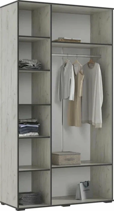 Норд Композиция Шкафов (прямые + угловые), Дуб крафт белый/Дуб крафт белый