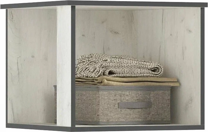 Норд Композиция Шкафов (прямые + угловые), Дуб крафт белый/Дуб крафт белый