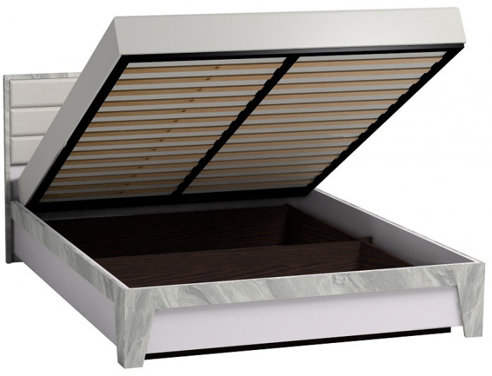 Кровать с подъемным механизмом Айрис 307 Люкс 160х200, статуарио