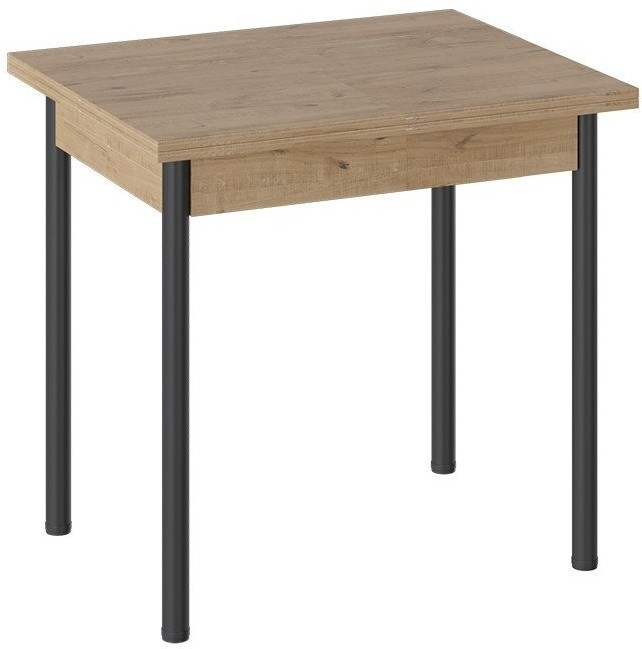 Родос Тип 2 стол с опорой d40 (Белый муар/Ателье темный)