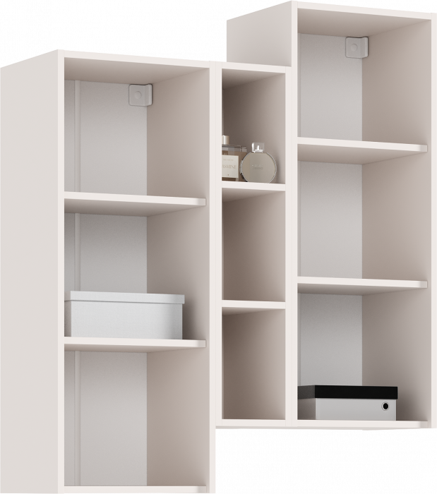 Флэш Шкаф подвесной комбинированный (Кашемир, Кашемир)