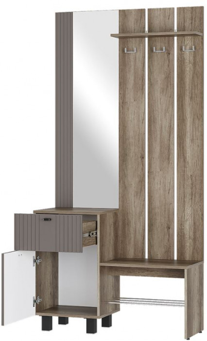 Прихожая "Олива" ПР-04 Дуб каньон/МФ14