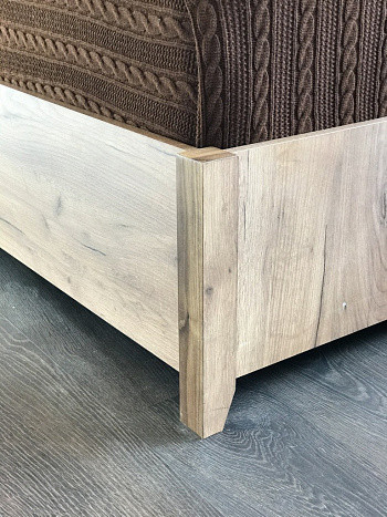 Кровать с ортопедическим основанием (металл) Натуре 308 Люкс 140х200, крафт