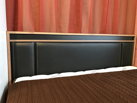 Кровать с ортопедическим основанием (металл) Натуре 308 Люкс 140х200, крафт