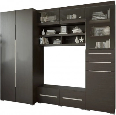 Гостиная Эколь вариант №1 (Венге шоколад)