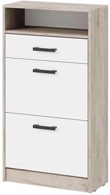 мс для прихожей Вега ОБ-3 дуб крафт серый/белый