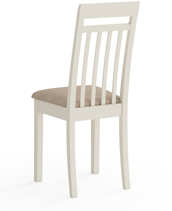 Стул Мебель--24 разборный Гольф-11, цвет слоновая кость, обивка ткань велюр бежевый 05, ШхГхВ 40х40х100 см., от пола до верха сиденья 47 см.