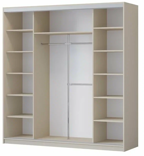 Шкаф-купе Альянс-3 ЛДСП, Кашемир