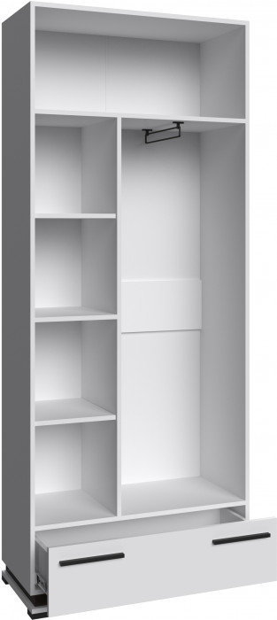 Модена Шкаф МШ-30 белый/венге