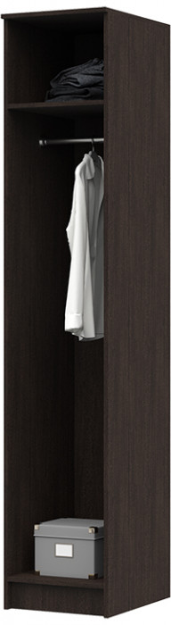 Гостиная ОЛЬБИЯ пенал 430х2100х542 венге/белфорт