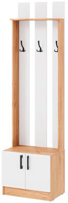 мс для прихожей Вега ВШ-2 дуб крафт золотой/белый