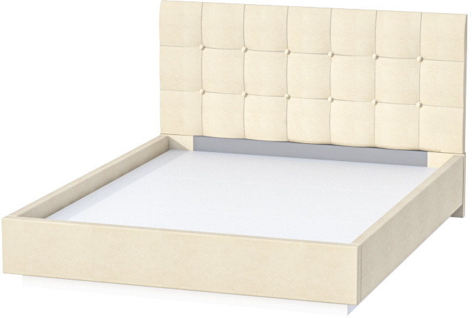 Кровать "Квадрат" арт.004 с настилом ЛДСП, 160х200 - Alysia 003