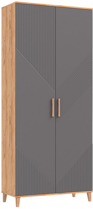 Модульная прихожая Ирис, Крафт золотой/Браш графит