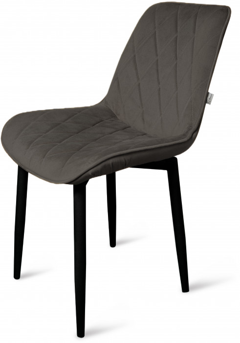 Стул "Оскар" черный матовый Томми 11 графит