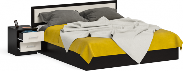 Фиеста Кровать 1800 + тумба, венге/дуб лоредо