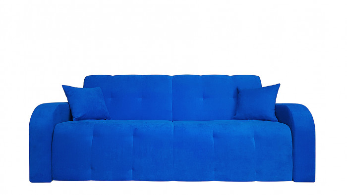 Диван-книжка Марсель, 120х190, велюр синий