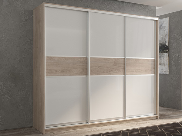 Шкаф-купе Кааппи 11 Кастелло Серый 240х45х230 см