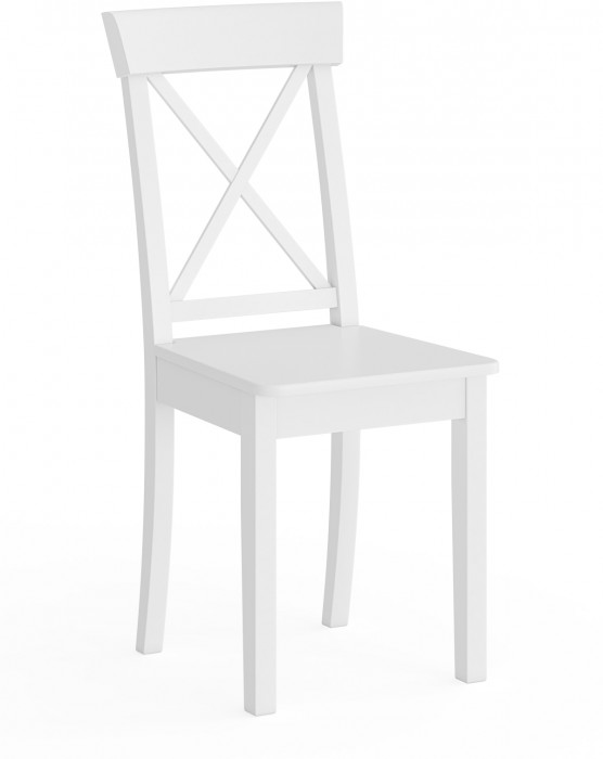 Стул Мебель--24 разборный Гольф-14, цвет белый, деревянное сиденье белое, ШхГхВ 41х42х95 см., от пола до верха сиденья 47 см.
