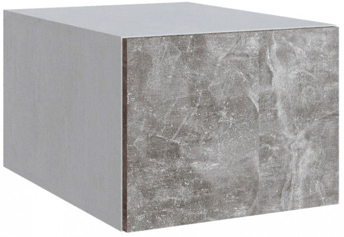 Шкаф Мадрид, композиция 19, Белый/Ателье светлое