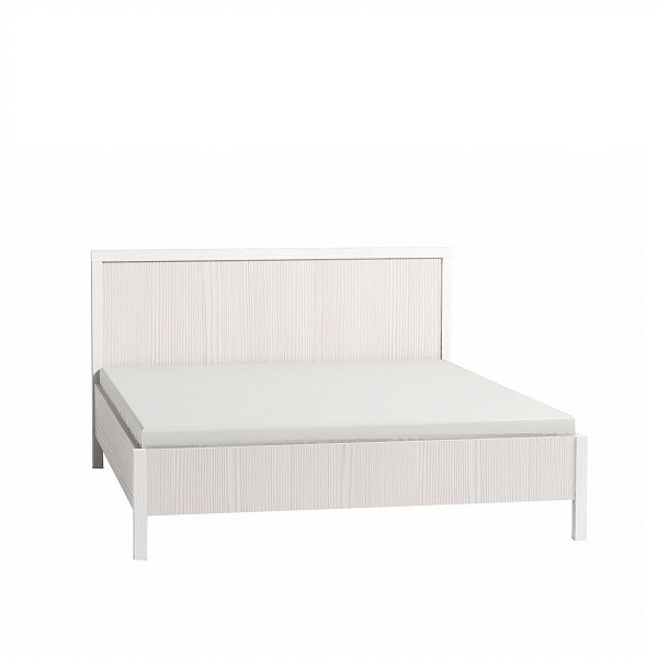 Кровать с ортопедическим основанием (металл) 140х200 Bauhaus 3, бодега светлый