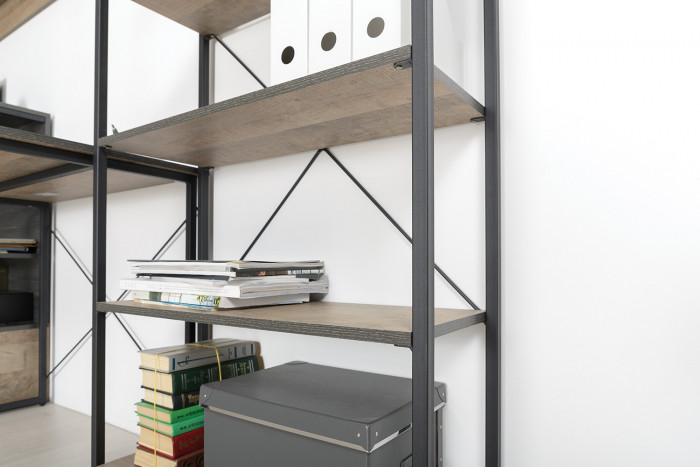 Трувор Гостиная 084, дуб гранж песочный/интра