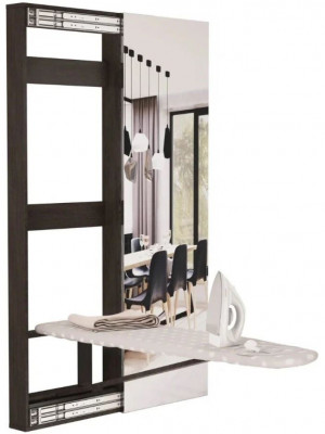 Гладильная доска &quot;Смарт&quot; с зеркалом венге