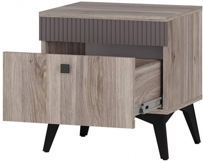 Тумба прикроватная Кассандра ТБ-11, Дуб смоки, МФ14
