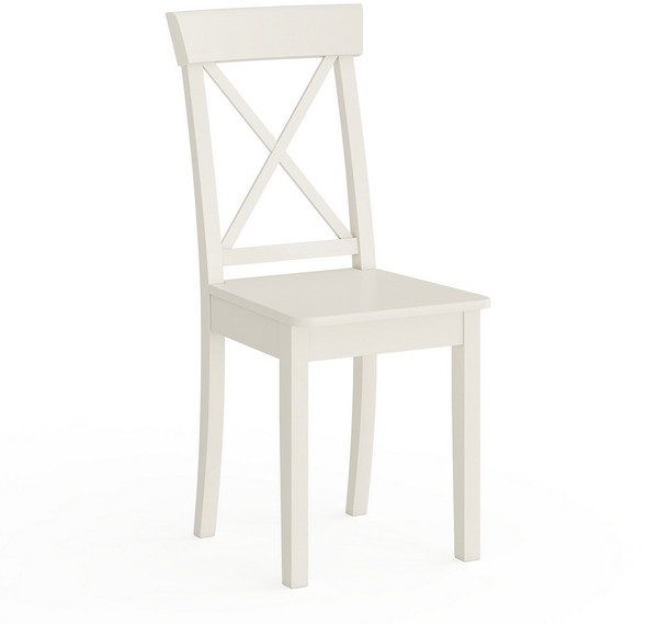 Стул Мебель--24 разборный Гольф-14, цвет слоновая кость, деревянное сиденье цвет слоновая кость, ШхГхВ 41х42х95 см., от пола до верха сиденья 47 см.