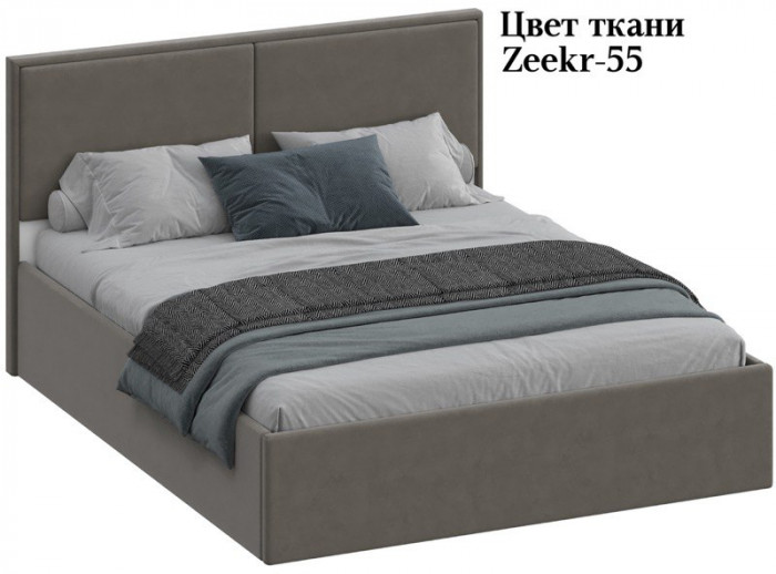 Кровать 140 с подъемным механизмом КРП-430-М-14, Микровелюр-55