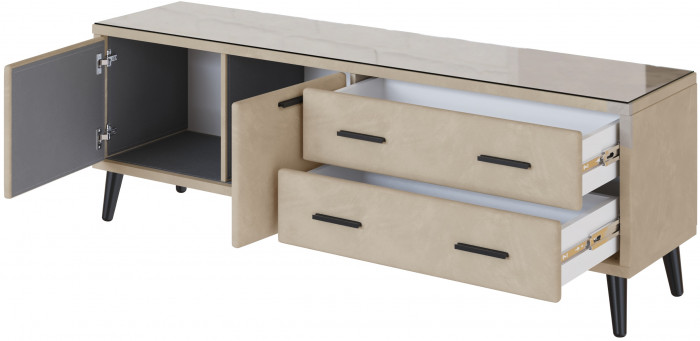 Тумба ТВ интерьерная Виго 1,6 бежевый