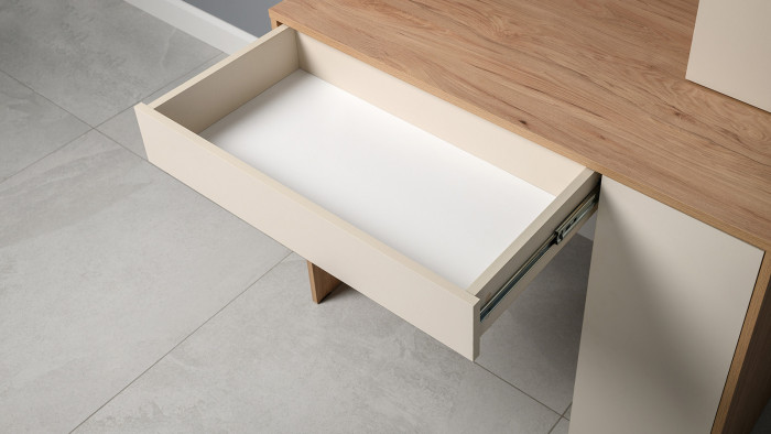 компьютерный стол Комфорт 12.71, гикори рокфорд натуральный/сатин