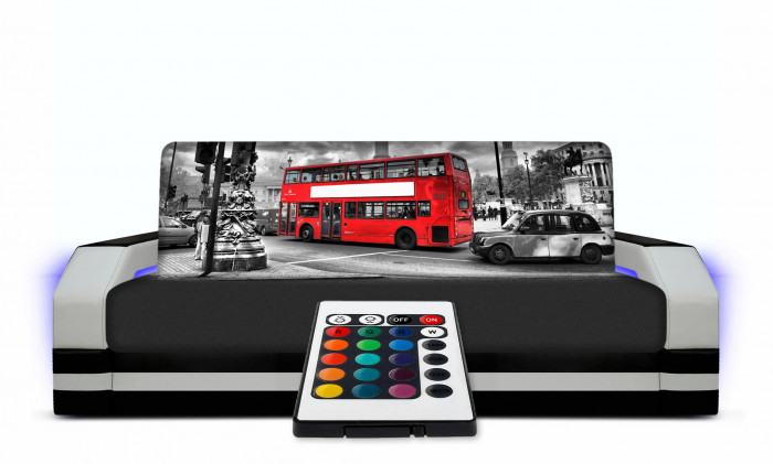 Диван книжка с принтом Автобус 1, 140х190