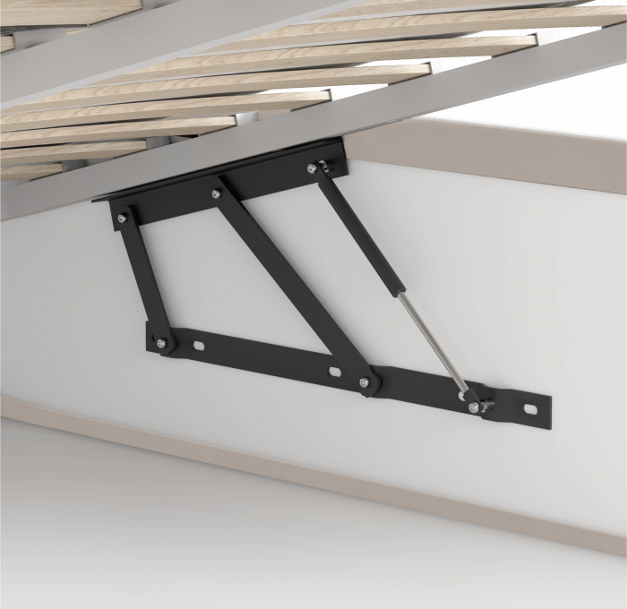 Кровать 160 с подъемным механизмом КРП-430-М-16, Микровелюр-3