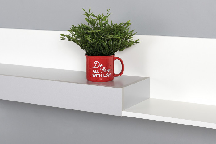 Торонто Компоновка № 01, белый шагрень/стальной серый