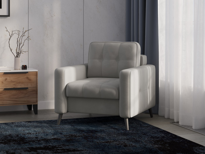 Кресло Лира, Светло-серый