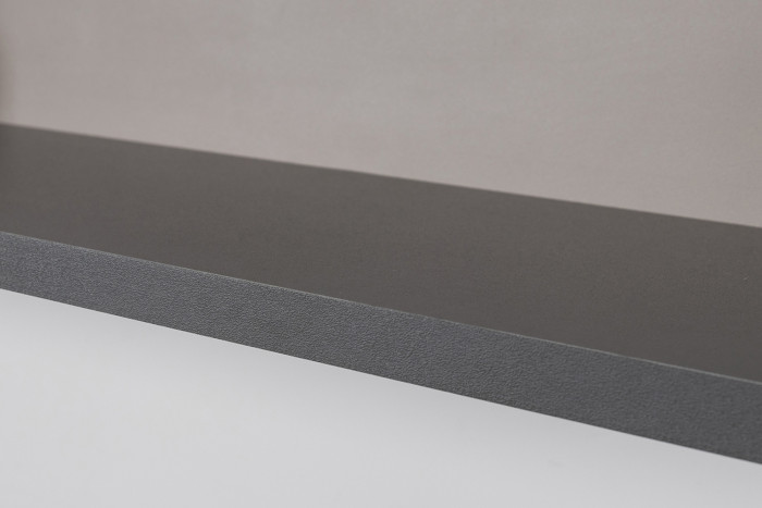 Сидней 16.486 Полка 2 штуки, антрацит/МДФ веллюто капучино