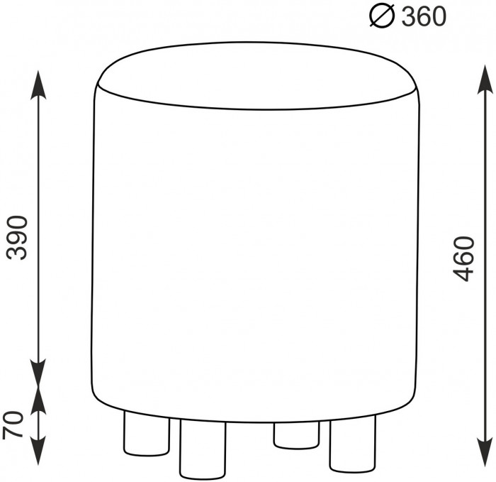 Афина Спальня 4-25901М1к.с. Трюмо + Банкетка 6-5137ТКШтем.серый Марта, кашемир серый/ткань тёмно-серая