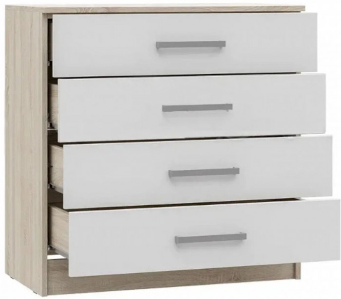 Мартина Комод 800 (Крафт / Графит)