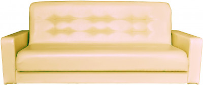 Диван-книжка Аккорд, 140х190, экокожа бежевая