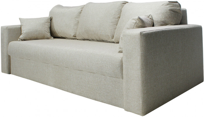 Диван-еврокнижка Ливерпуль, 150х195, рогожка серая