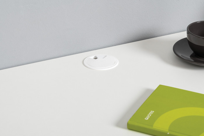 Торонто Компоновка № 05, белый шагрень/стальной серый