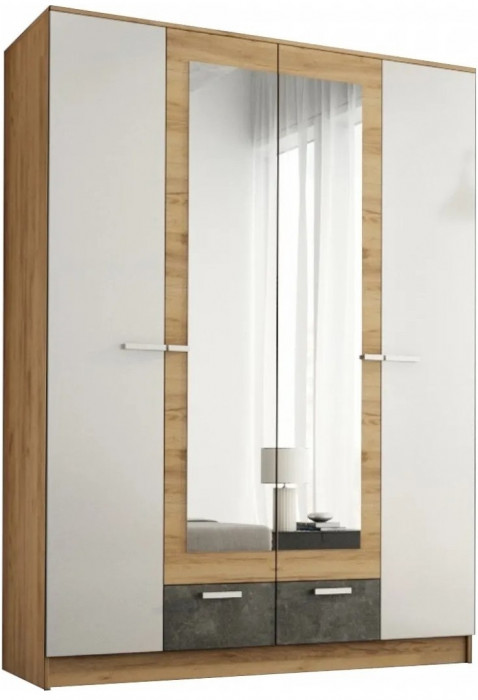 Адель Шкаф 1,6 платяной, Венге/лоредо