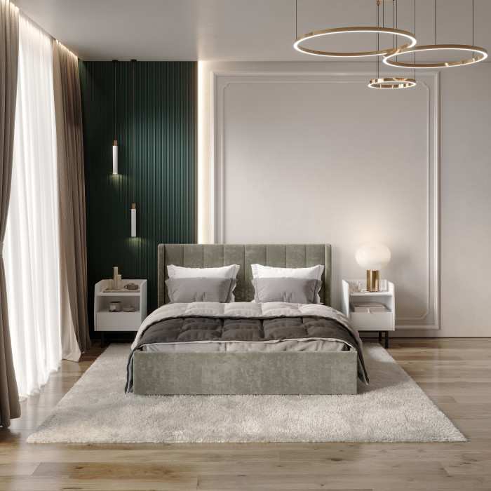 Кровать с подъемным механизмом Версаль КР-18 (1,6м), Муссон