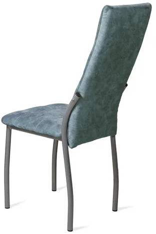 Стул Волна / Серебро/Велюр Лагуна